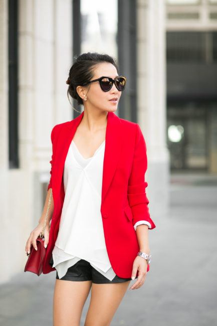 Casual Red :: Crimson blazer & Ivory pumps - Wendy's LookbookWendy's ...