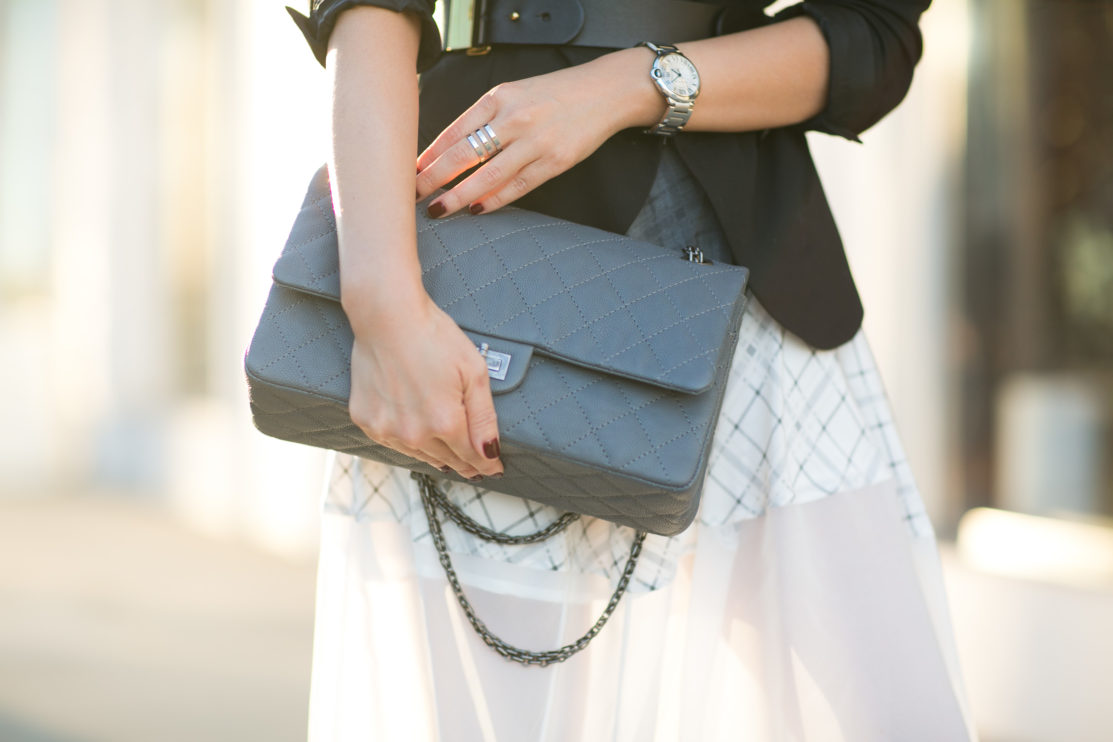 Sheer Layers :: Asymmetrical hem & Structured blazer - Wendy's Lookbook