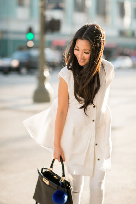 All White :: Ivory tunic & White denim | Wendy's Lookbook | Bloglovin’