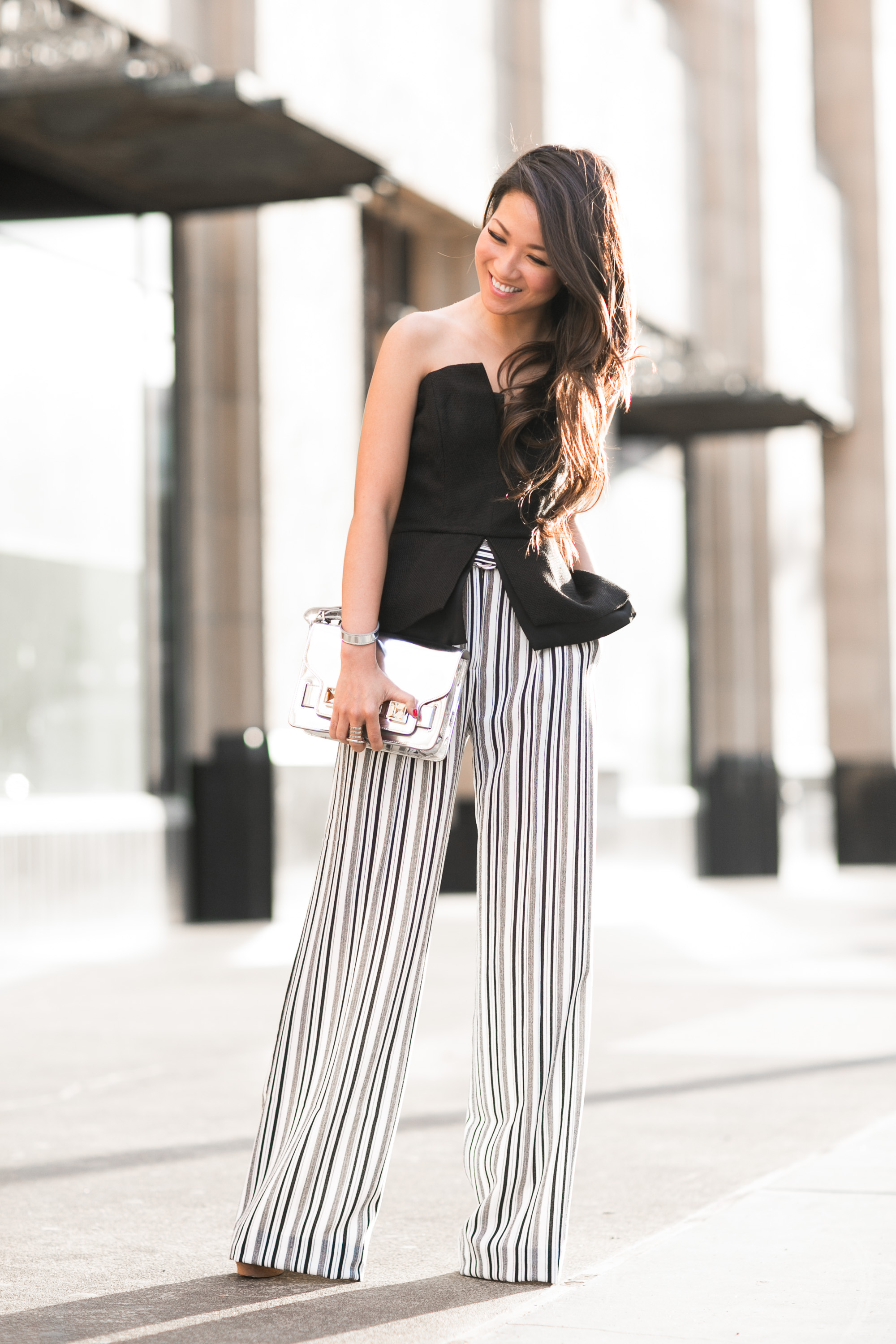Heights :: Striped pants & Textured corset - Wendy's LookbookWendy's ...