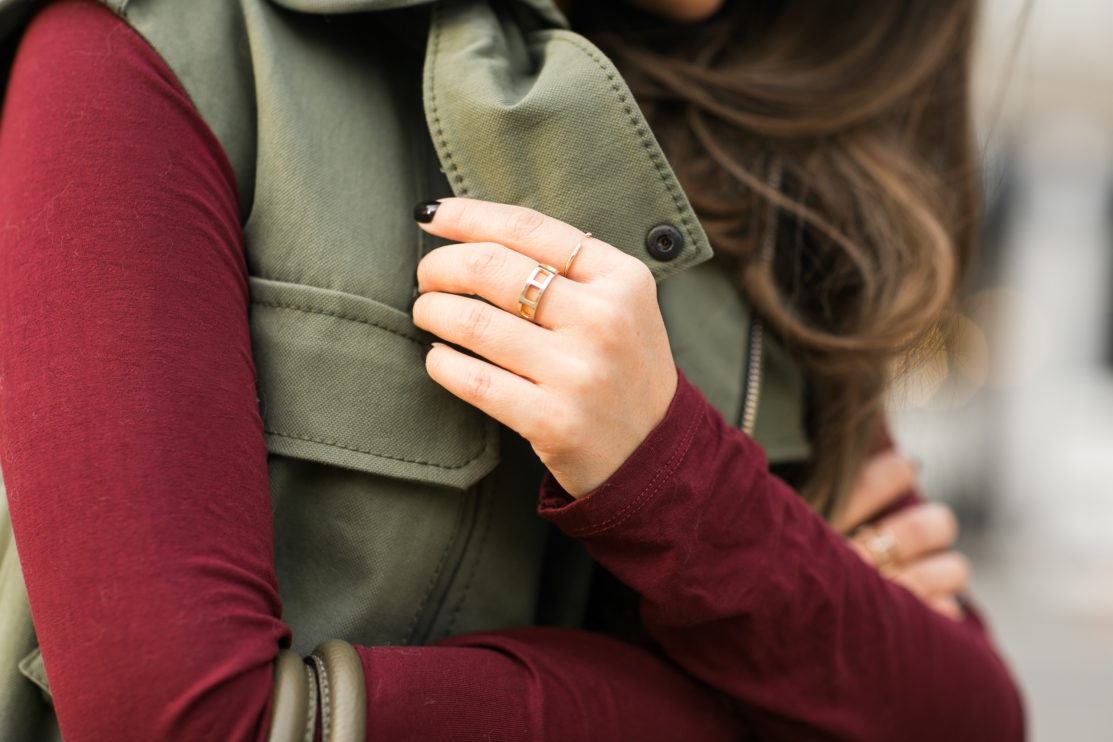 Mix and Layer :: Oversized vest & Feather layering - Wendy's Lookbook