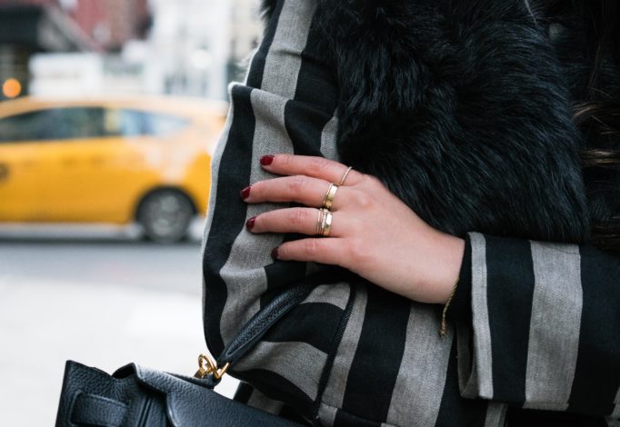 New York Minute :: Striped jacket & Studded boots - Wendy's Lookbook