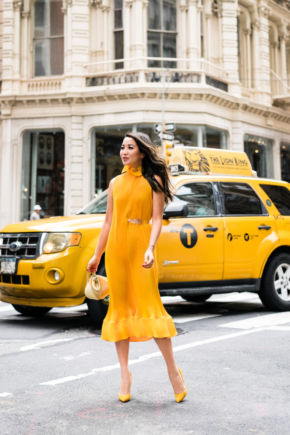 nordstrom yellow dress